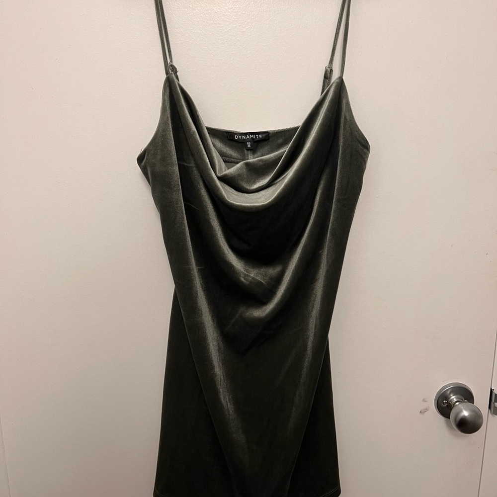 Green stylish dress